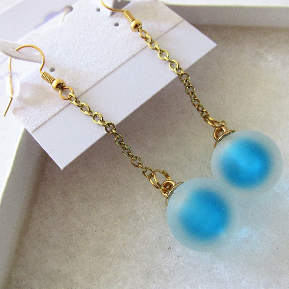 18K Gold Plated Light Globe Earrings